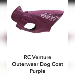 Dog Coat Purple, Sz 18 Inch length & girth 23-28.5